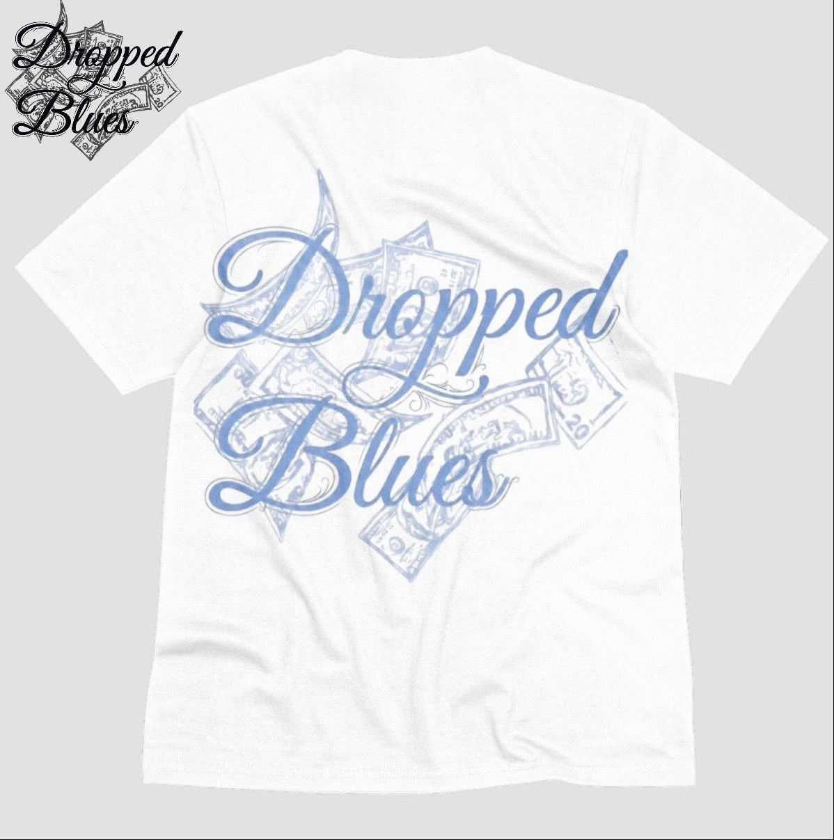 DroppedBlues White Smoking T-Shirt