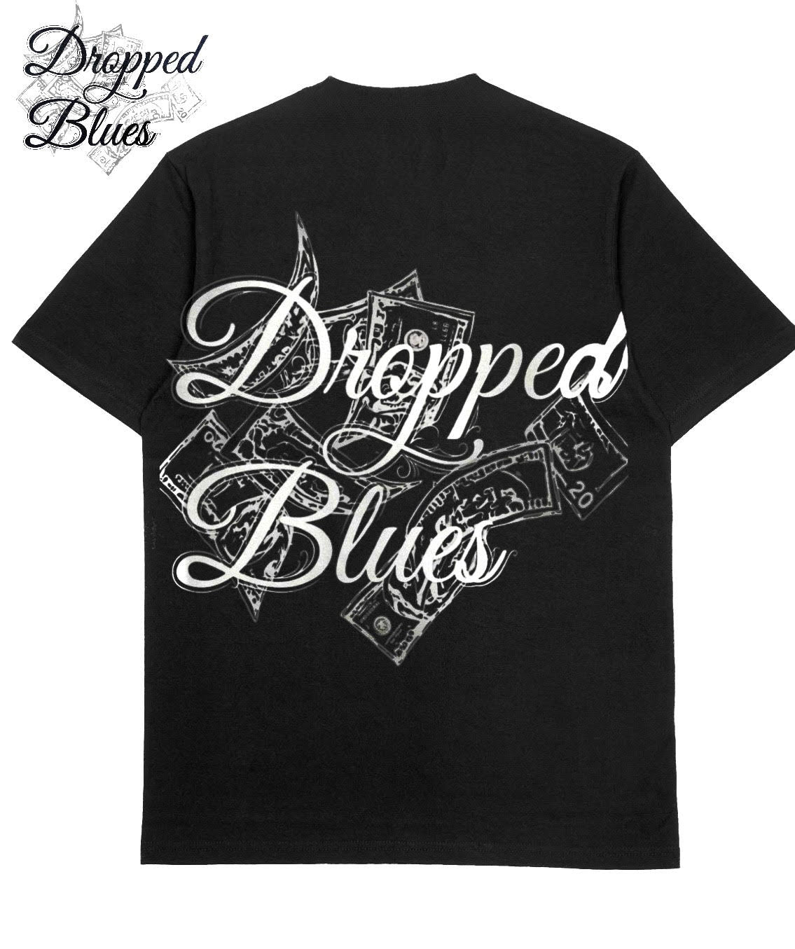 DroppedBlues Black Smoking T-Shirt